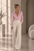 Women's Classic Button-Up Blouse