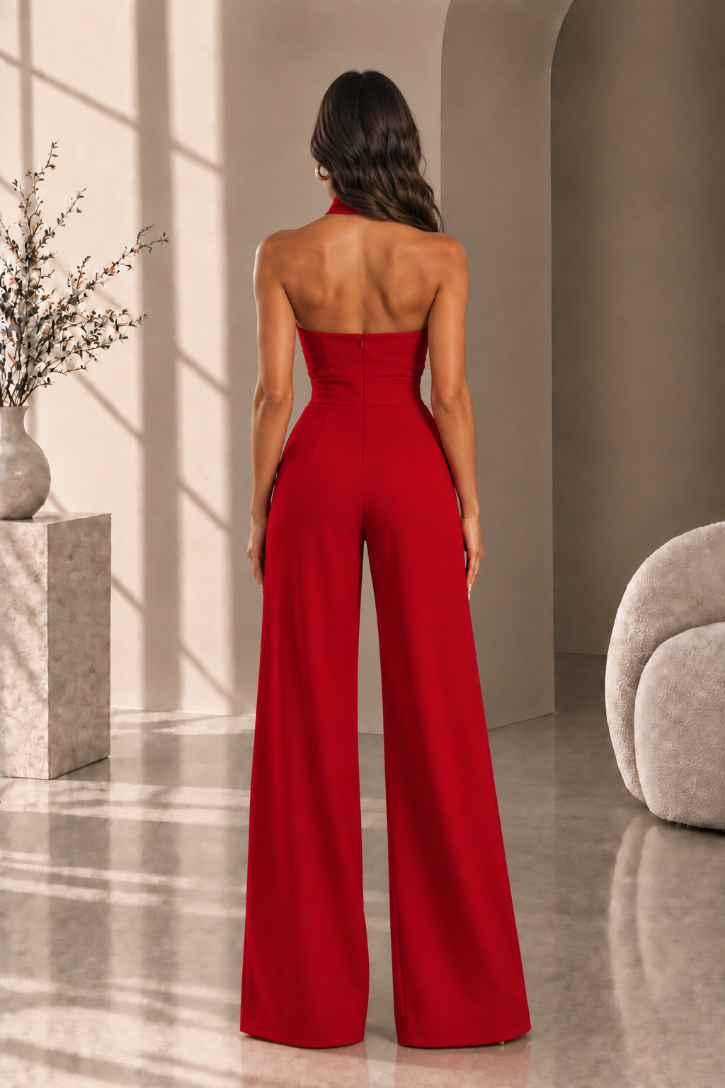 Women's Chic Halter Jumpsuit