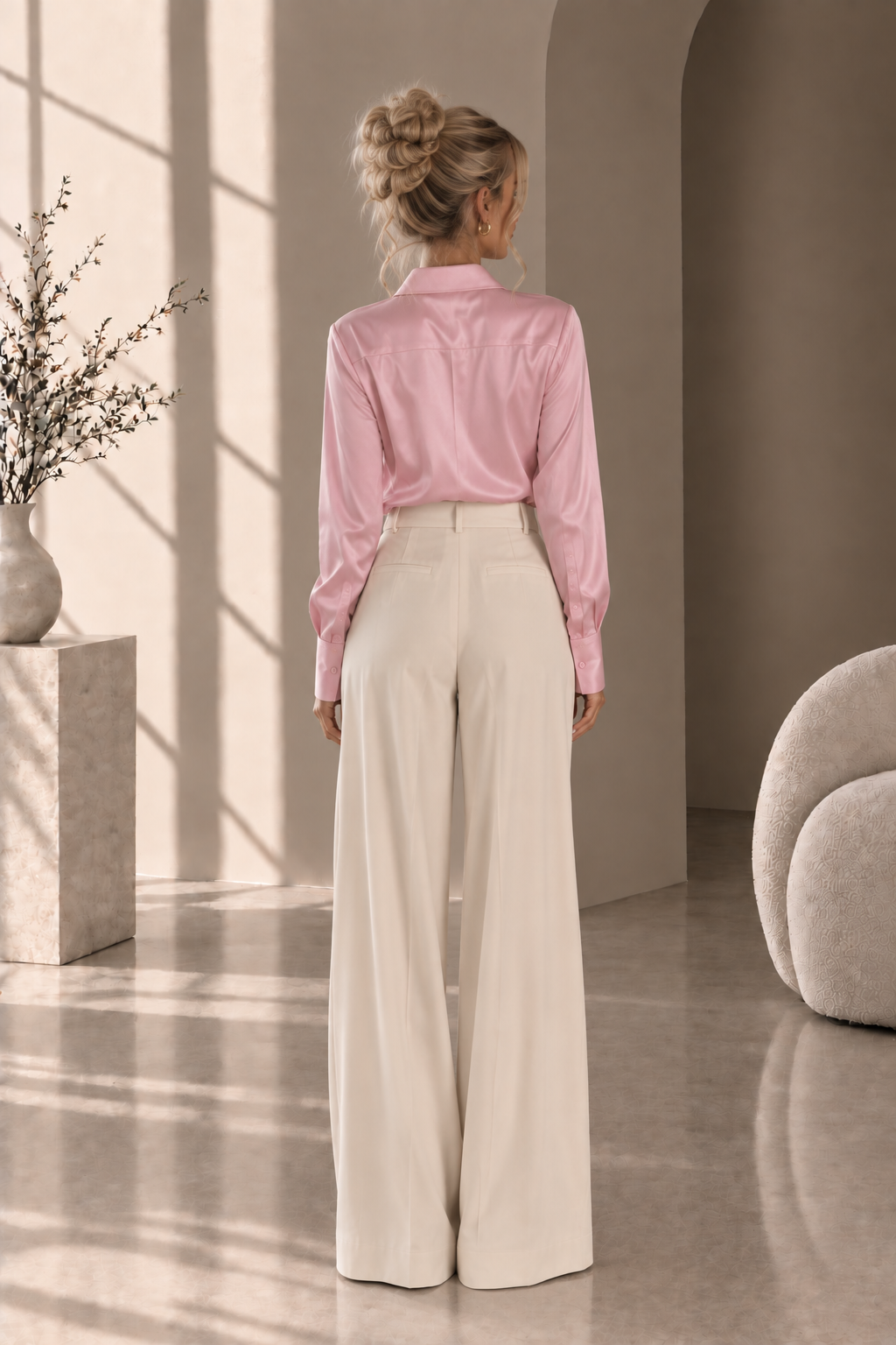 Women's Classic Button-Up Blouse